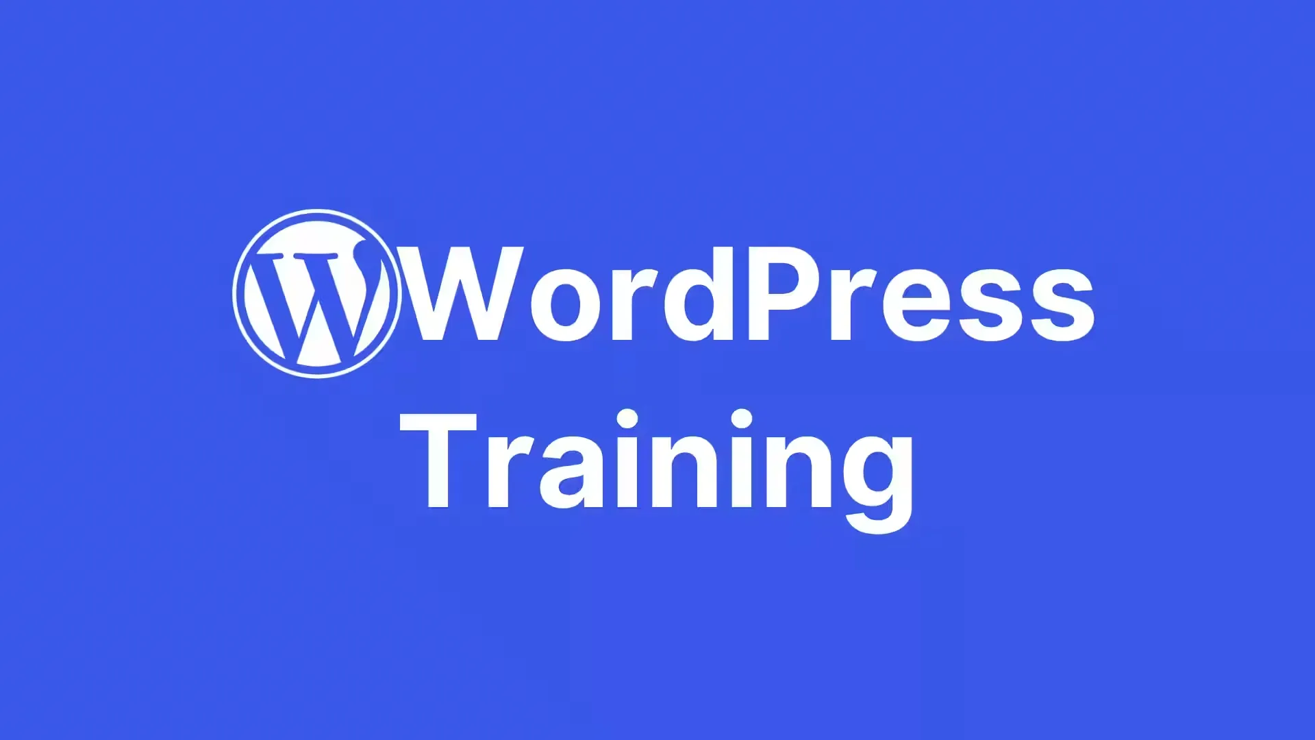 WordPress Training